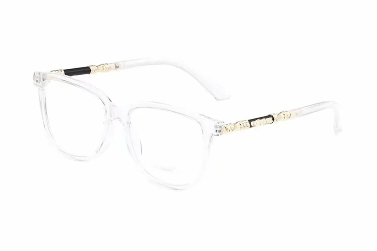 Lenti trasparenti Occhiali da sole da donna di alta qualità da uomo esterni, montatura PC di lusso, montatura PC A89 occhiali in vetro 021 con Box193s