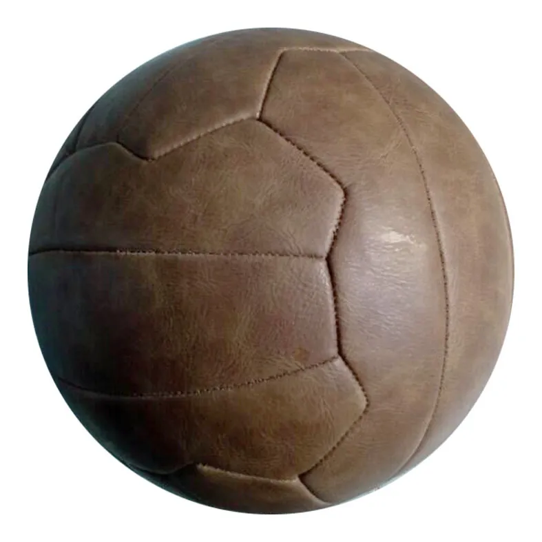 Retro Footballs Original Classic Soccer Ball Good Quality Leather