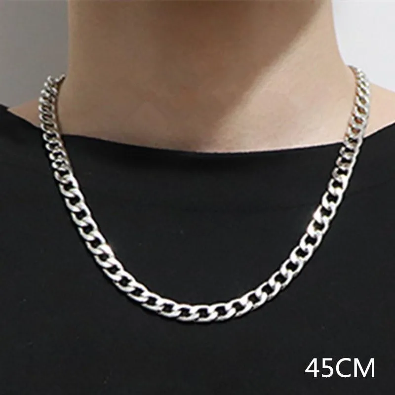 Chokers Punk Figaro Chain Choker Necklace For Women Collar Jewelry Gold Color Thick Big Chocker 2021238R