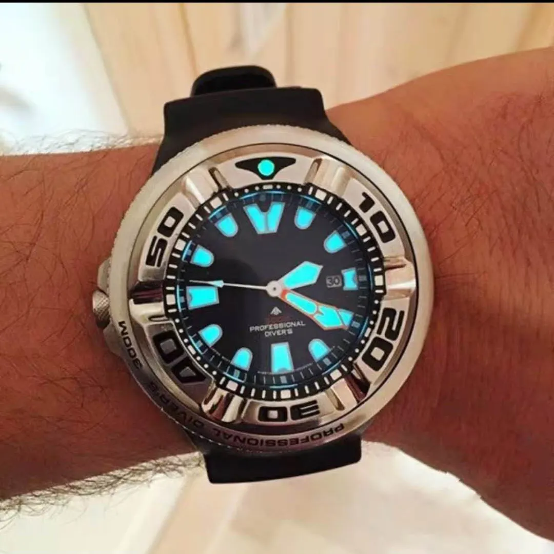 Мужские часы, японские часы с кварцевым механизмом на батарейке для мужчин, резиновый ремешок, светящийся циферблат, профессиональные водонепроницаемые наручные часы для образа жизни a223S