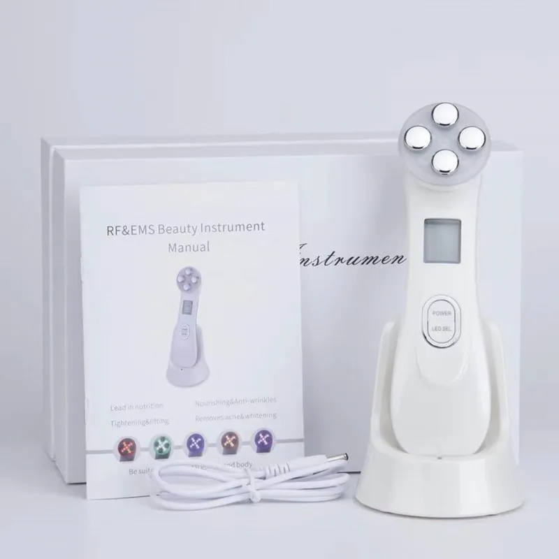 Cara Piel EMS Mesoterapia Electroporación RF Radiofrecuencia LED Pon Care Dispositivo 2 220216