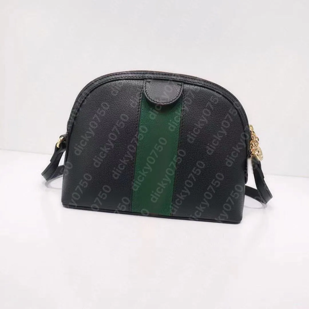 Dicky0750 Shell Handbags Chain Clutch Lady Crossbody Bags Hobo Classic Striped Counter Bag for Women Fashion BaseBag2347