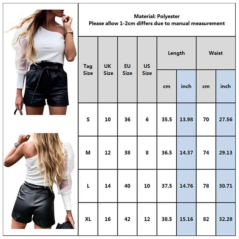 Leather shorts size 16 top