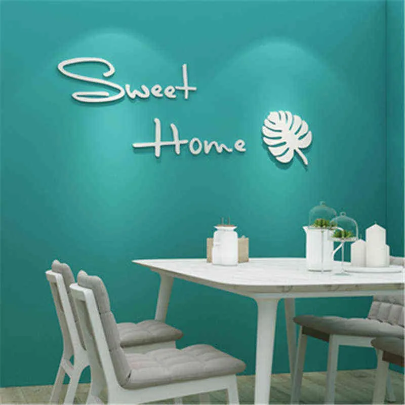 Wees je soort mooie decal familie vinyl muursticker citaten belettering woorden woonkamer achtergrond decoratieve decor 211124