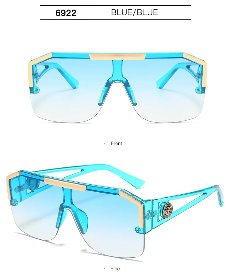 Luxus verbundene Sonnenbrille europäischer und amerikanischer Trend großer Rahmen Sonnenbrille weibliche Persönlichkeit hohle Brillen