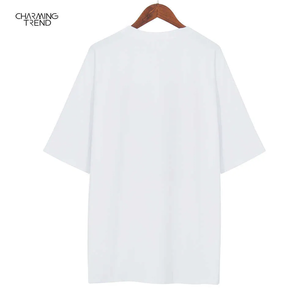 Moda de manga corta de moda para mujer camiseta larga verano suelto de cosecha de gran tamaño camisas inspectoras de topes de talla grande femenina 210702
