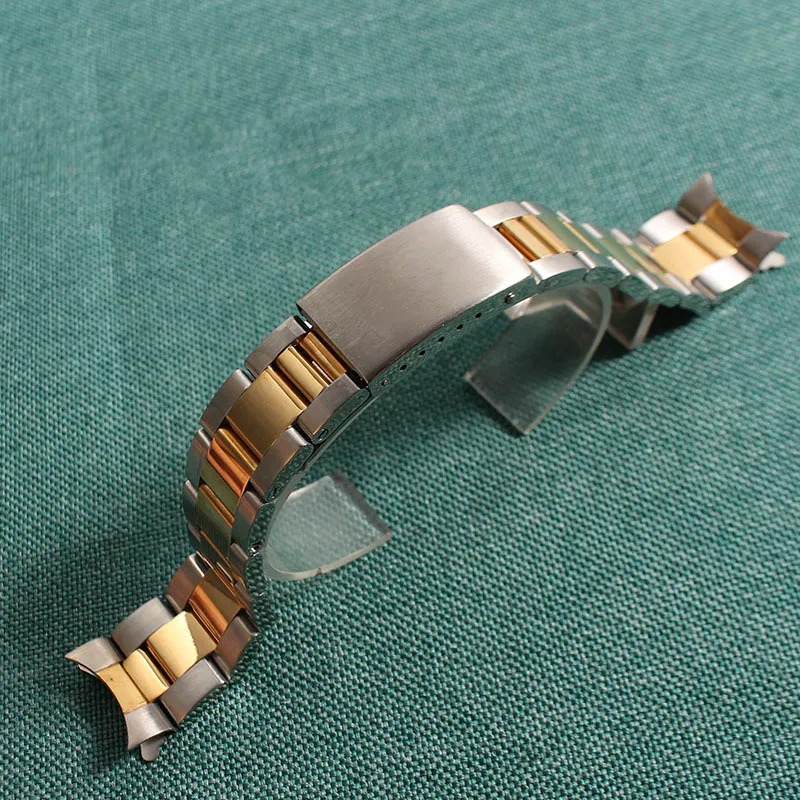 للحصول على حزام Rolex 13mm 17mm 19mm 20mm Watchless Fethize Watchband Curved End Brands Watches Accessories217a