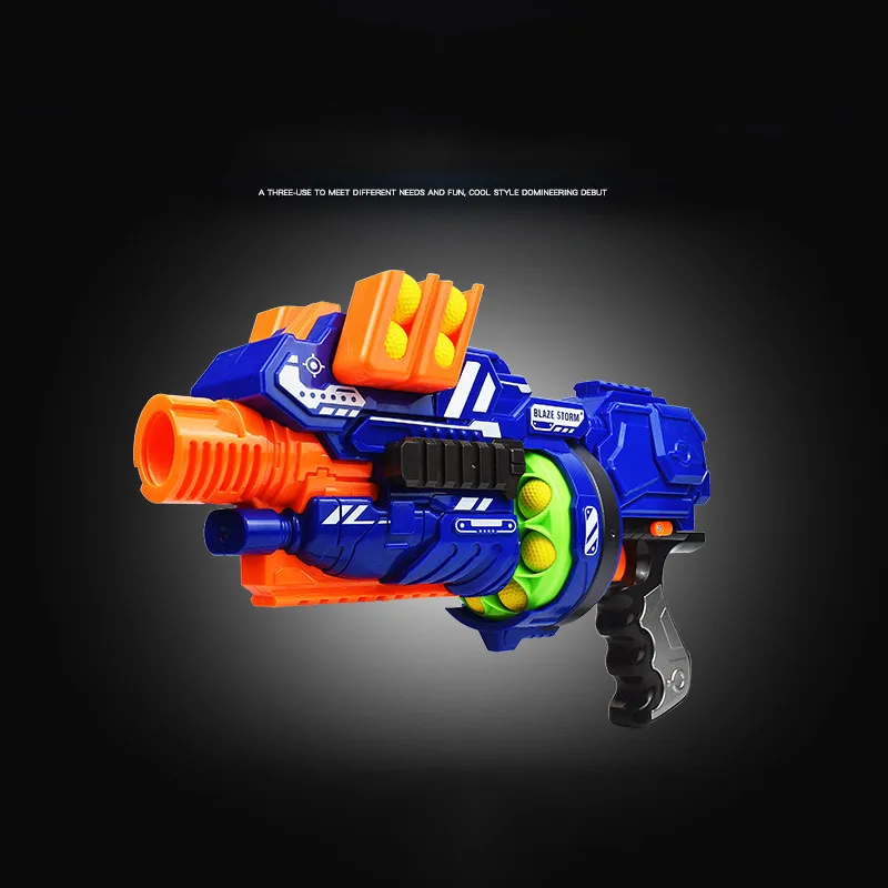 Pistole giocattolo armi da fuoco elettriche ragazzi con macchina a proiettile morbido Mitragliatore Cecchino bambini Regalo di compleanno all'aperto