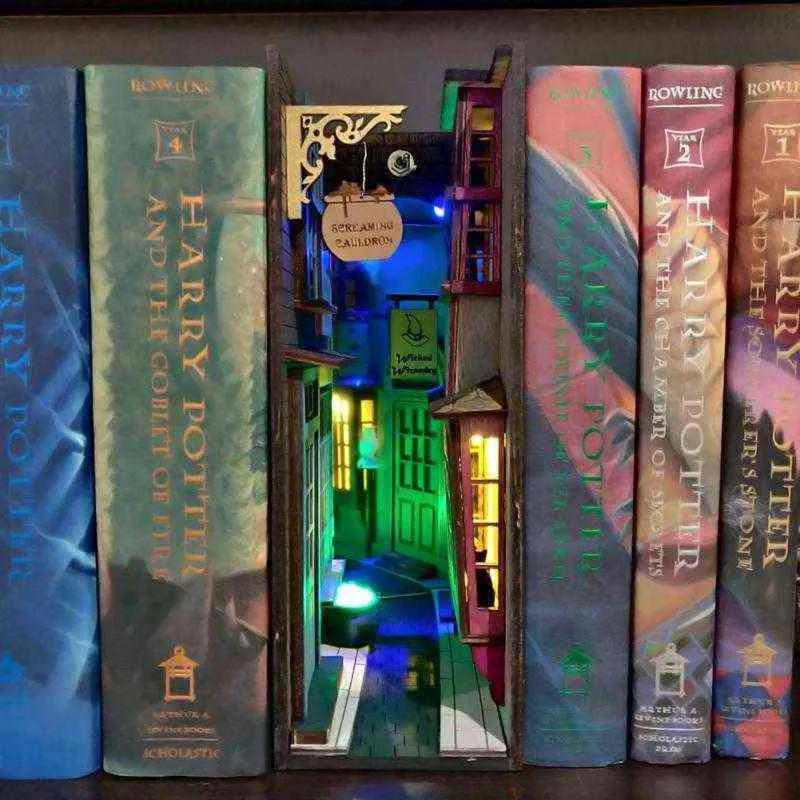 Inserimento di libreria medievale Ornament Dragon Dragon Alley Book Bookends Art Bookends Study Room Shelines Figurine Artigianato Craft Home Decor H1101357099
