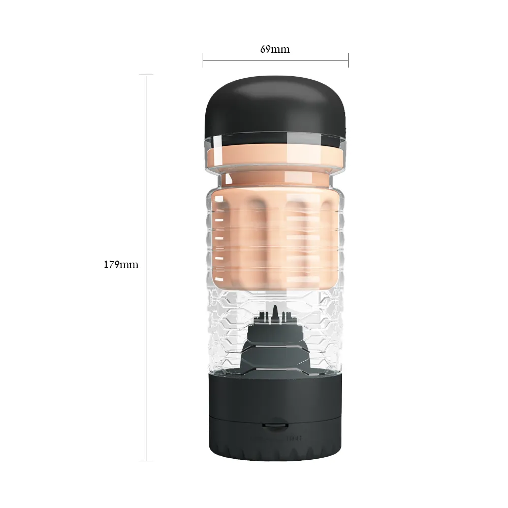 フェラチオ膣カップ男性マスターベーター男性用バイブレーター自動経口深い喉のマスターベーターカップ男性セックスおもちゃ大人のおもちゃ7186990