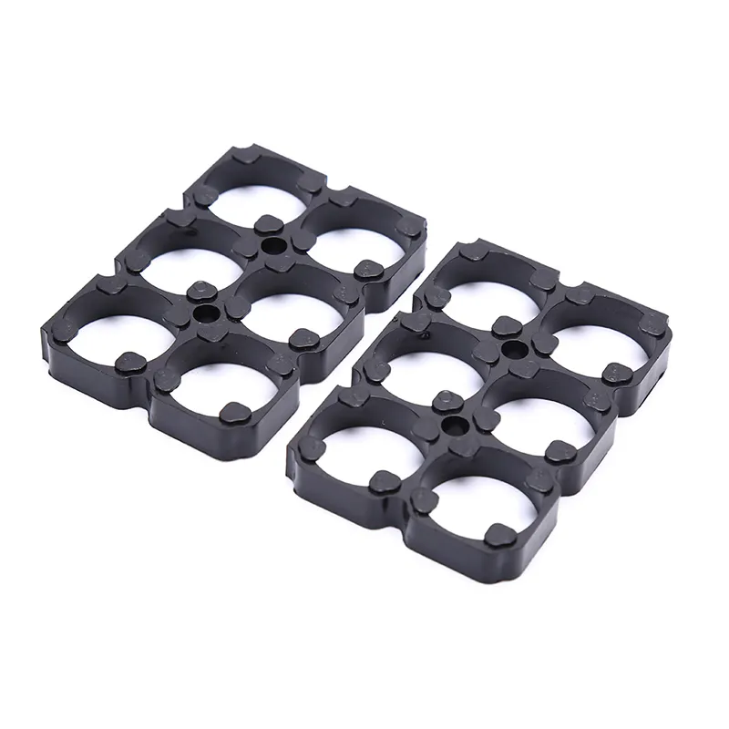 Lagringshållare Racks 21700 2 * 3 Spacer Radiating Shell Pack Plastcell Cylindrisk Batterihushållare