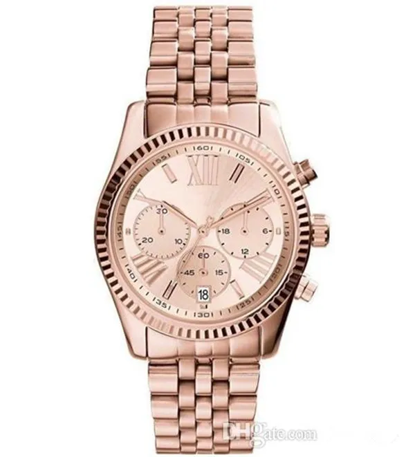 Garrsion Lady Horloges Rvs Quartz Movement M5555 M5556 M5569 Nieuwe stijl mode gouden horloge