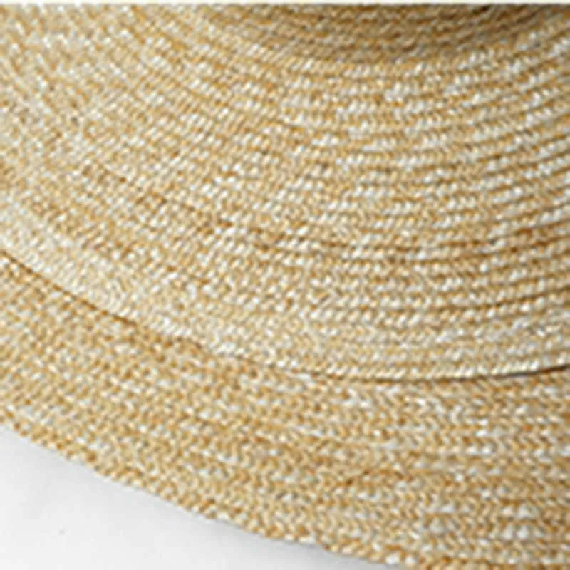 Big Lated Wide Brim Straw Cappello le donne Cappelli da spiaggia lungo nastro Ledies Beach Dress Up Summer Sun Visor Caps 210608