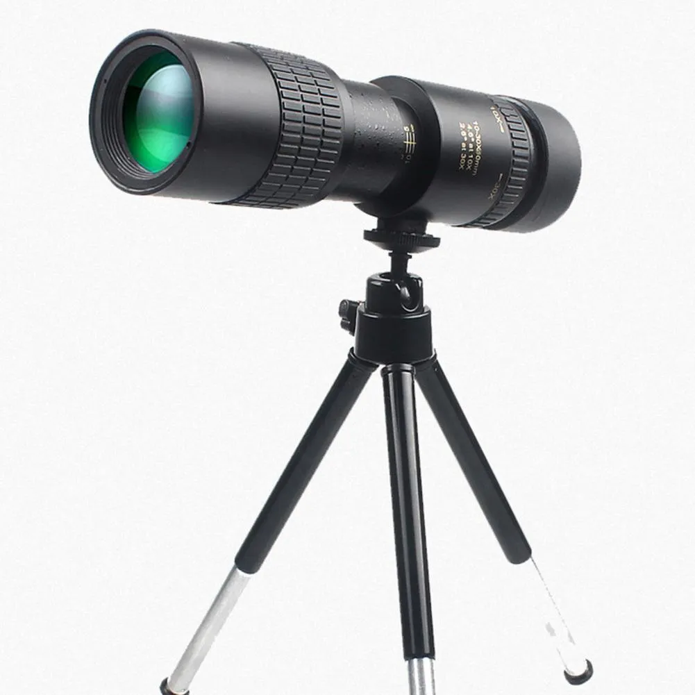 4K 10-300x40mm super telepo zoom monocular binóculos bolso telescópio smartphone tirar foto