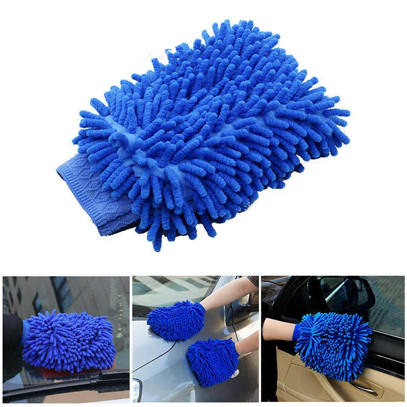 Guante para lavado de coches Coral Mitt suave antiarañazos para limpieza gruesa multifunción cepillo para detalles de cera