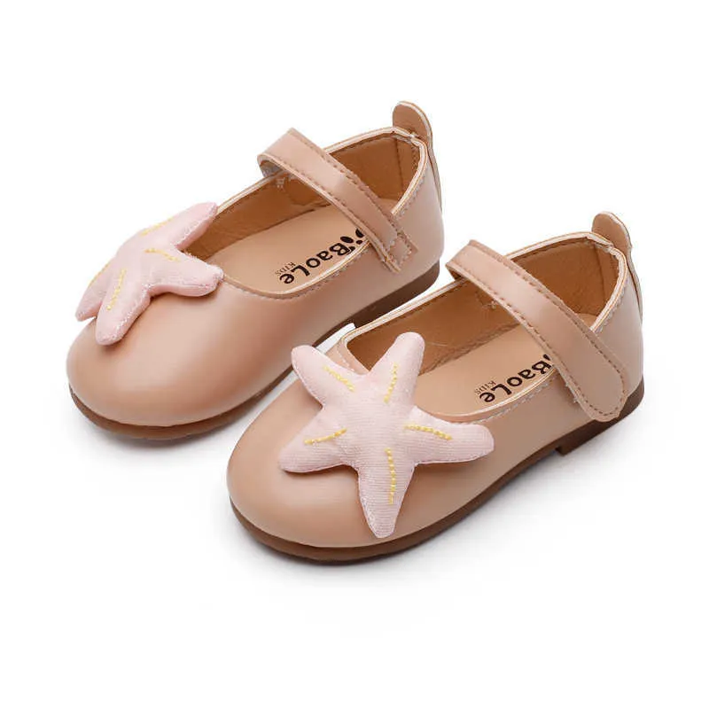 2021 Nuove scarpe bambini con suola morbida Scarpe da principessa bambine Scarpe singole bambini chaussure fille Nero Rosa Bianco 1 2 3 4 5 6T X0703