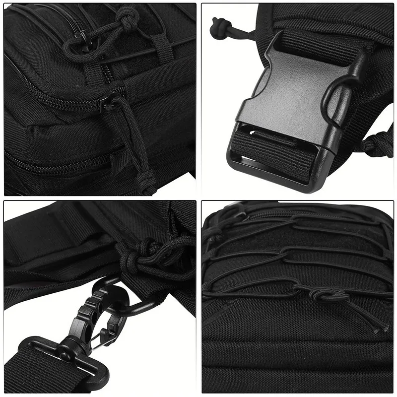 Tactical Sling Heuptas Pistool Holster Militaire Schoudertas Wandelen Camping Dagrugzak Outdoor Jacht Borst Pakken Leger Rugzak 220211