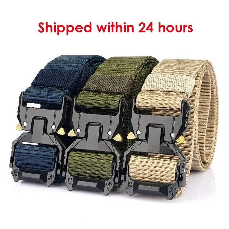 Paski Tactical Belt Hard Stop Szybko Odblokuj wtyczkową klamrę 1200D nylonowy sprzęt armii wojskowej 2339