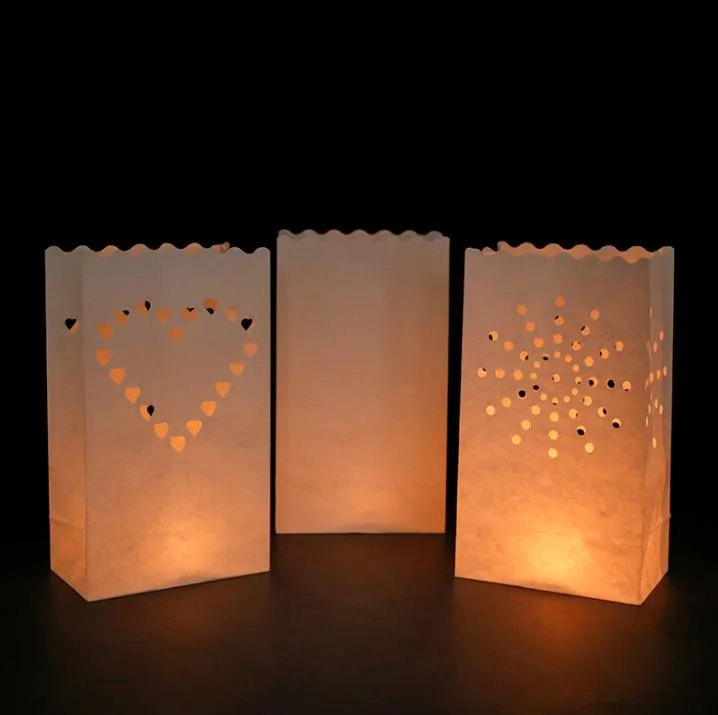 Light Holder Luminaria Paper Lantern Candle Bag Wedding Christmas Party Festival Outdoor and Home Decoration