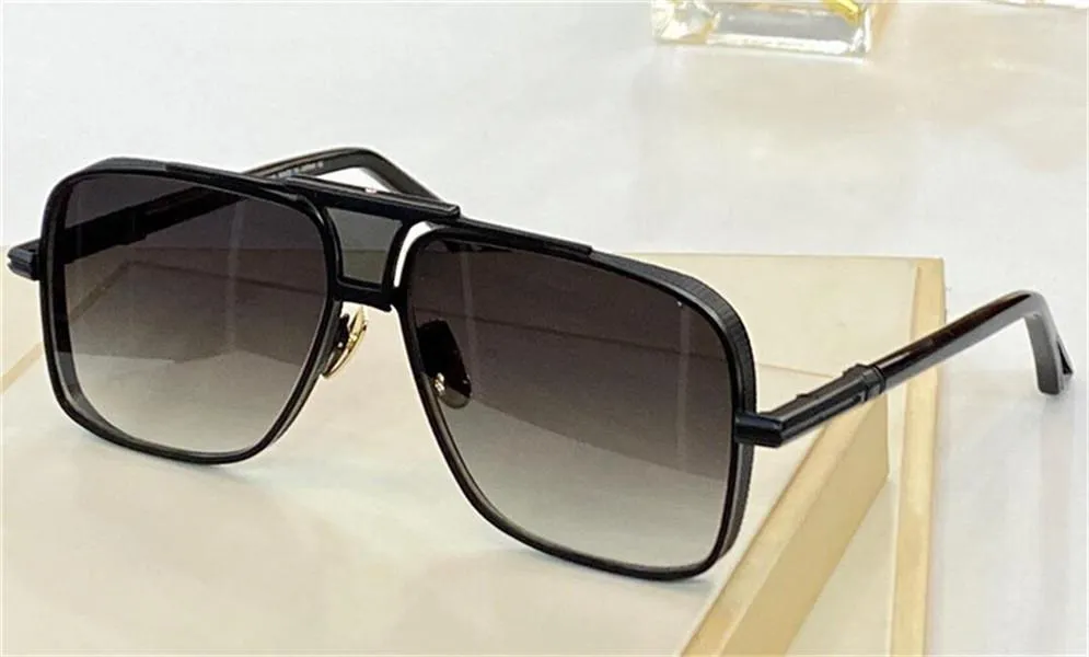 Top hombres gafas de sol de moda EPLX 05 marco cuadrado diseño de automóvil deportivo estilo simple y generoso alta calidad protección uv400 al aire libre 242 m