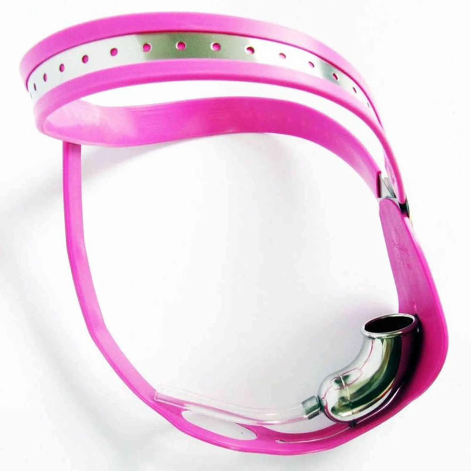 NXY Cockrings Pretty Sexy Male BDSM Bondage Chastity Belt with Anal Plug Catheter Sissy Designed Device Heart-shaped Stainless Steel Lock Men 1124