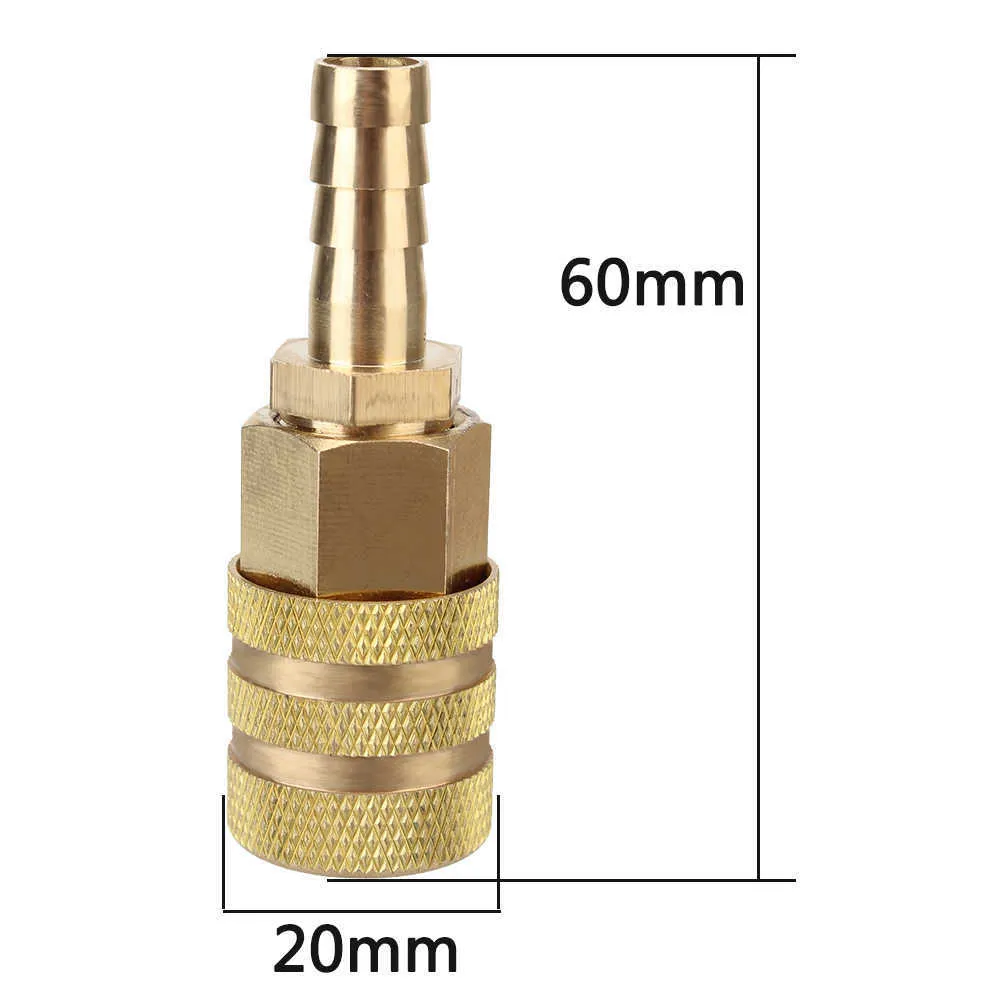 Joint gonflable pour voiture, cuivre épais, laiton massif, 8mm, 1/4 