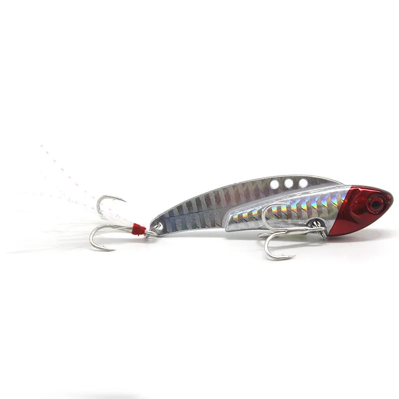 13182530G Design 3D Eyes Metal Vib Blade Lure Sinking Vibration Baits Artificial Vibe For Bass Pike Perch Fishing3359195