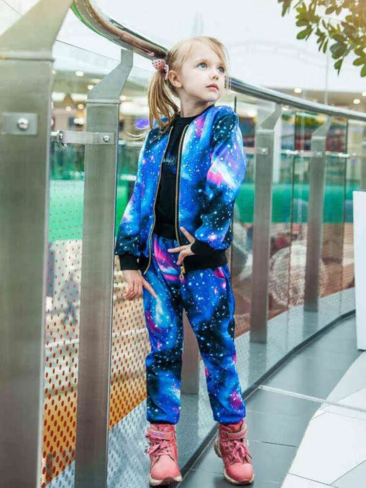 Frühling Kleidung Sets 2021 Mädchen Kleinkind Tops + Hosen Outfit Kinder Leopard Print Trainingsanzug Für Jungen Kinder Marke Kleidung 3-8Y G220310