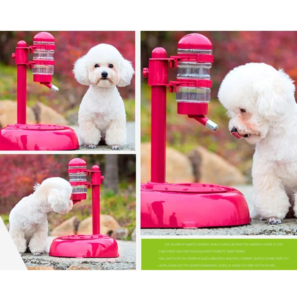 Fuente de agua automática para mascotas Colgando Bebida Comida Cuencos Botella de agua Hervidor para gato Perro Bebedor de agua para mascotas Dispensador Y200922