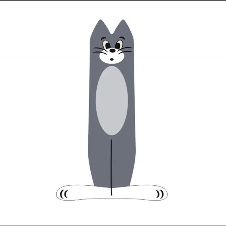 Tom Cat Tappeto a forma speciale spessa imitazione cashmere animazione design creativo scala Mat5669709