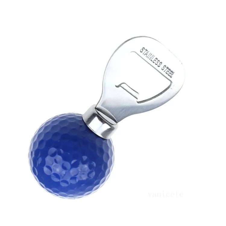 Golf Ball-Shaped Beer Bottle Openers Stainless Steel Corkscrew Home Bar Kitchen Accessory T2I53277