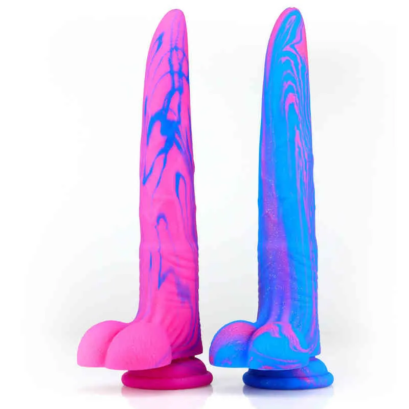 Nxy dildo's anale speelgoed populaire Lubian kameraden vrouwelijke imitatie siliconen valse penis backcourt plug volwassen fun Producten 0225