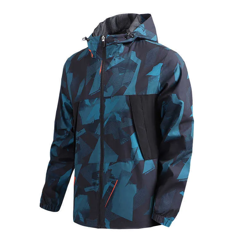 Chaqueta táctica militar Shark Soft Shell para hombre, abrigo deportivo informal para exteriores, impermeable, transpirable, primavera, camuflaje fino 210811