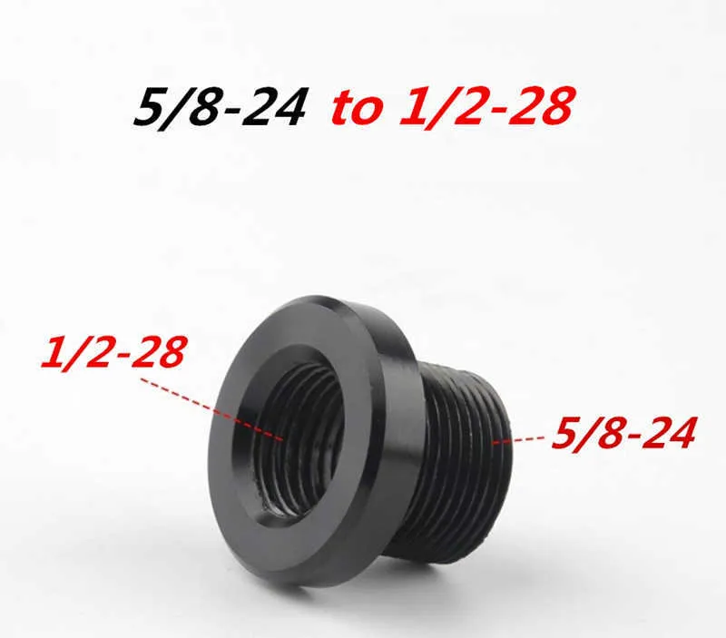 of 5/8" x 24 to 1/2-28 to M14x1 to M14x1.5 For Barrel Thread Adapter for .223 .308 AK47 AK74 SKS Suitable for all NAPA