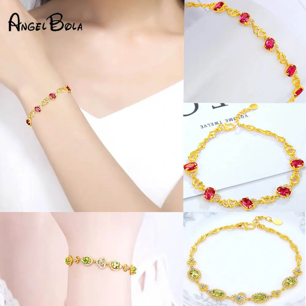 Breloque alluviale de fleur de mode du Vietnam pour les femmes en laiton bijoux en or 24k accessoires de bracelet pour femmes