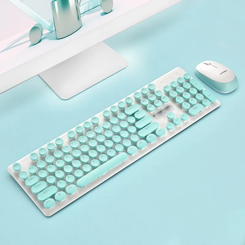 Wireless Keyboard and Mouse Set Silent Desktop Computer Laptop Keypad Business Office Home Mute Mice Keyboard
