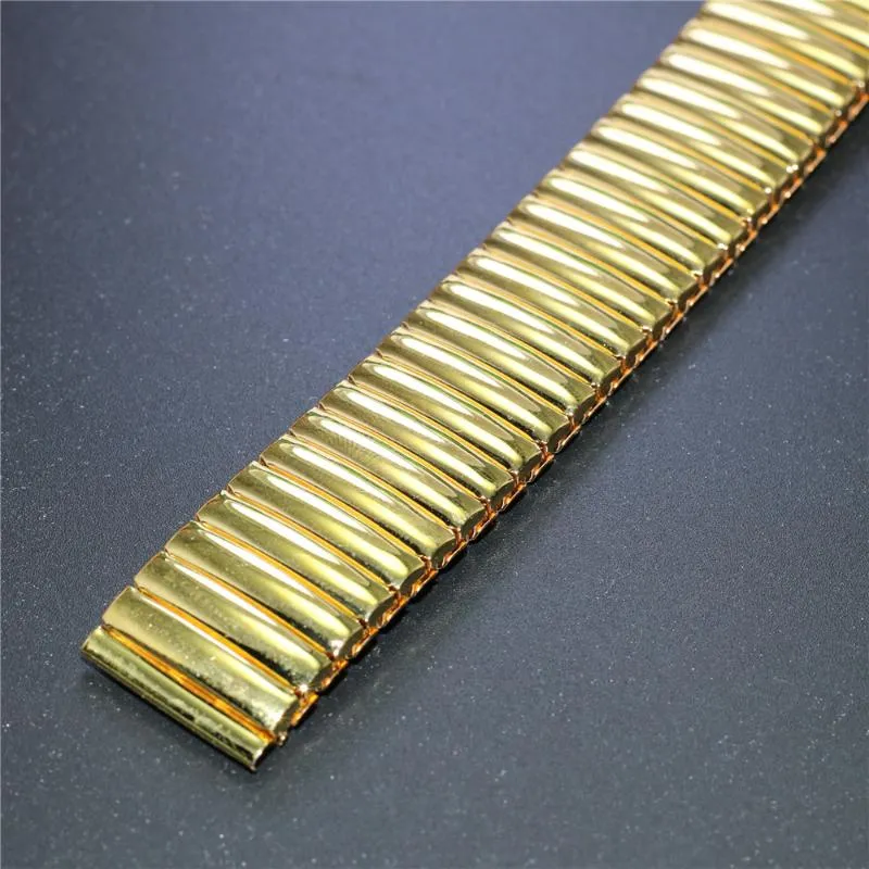Cinturini orologi Way Deng - Donna Uomo Acciaio inossidabile dorato Cinturino flessibile elasticizzato Cinturino Bracciale Bracciale rigido 18mm 20 mm Y095261O