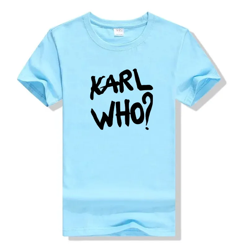 새로운 여름 Karl 누가 프린트를 인쇄 한 여성 티셔츠