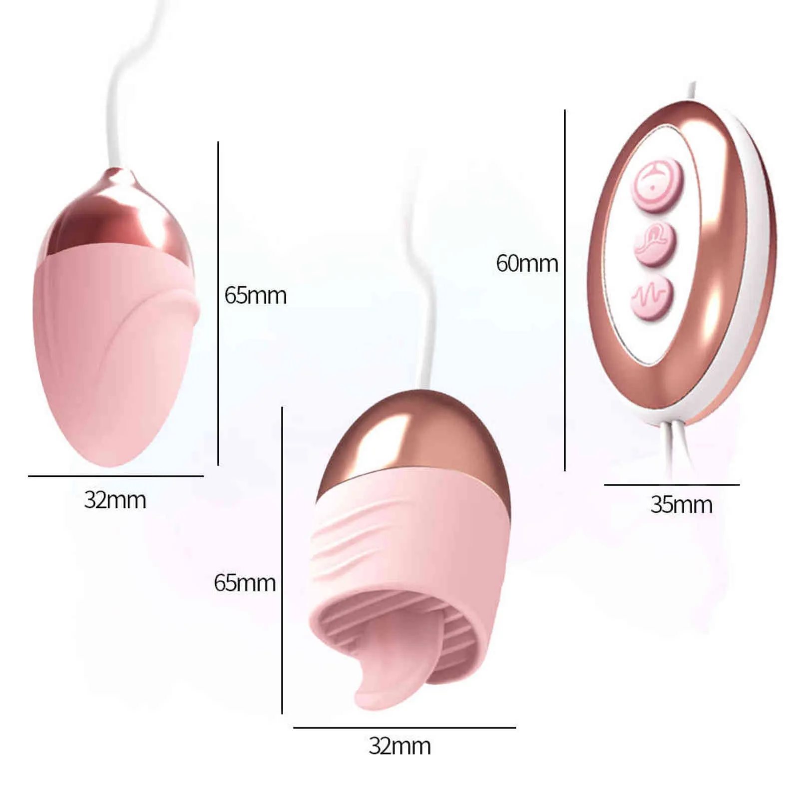 NXY Sex Eggs Mini 10 Speed ​​Likken Tong Vibrrerende Eieren Siliconen Vaginale Strakke Stymulatie Wibrator Sporter Kegel Ballen Toys Voor Vrouwen 1110