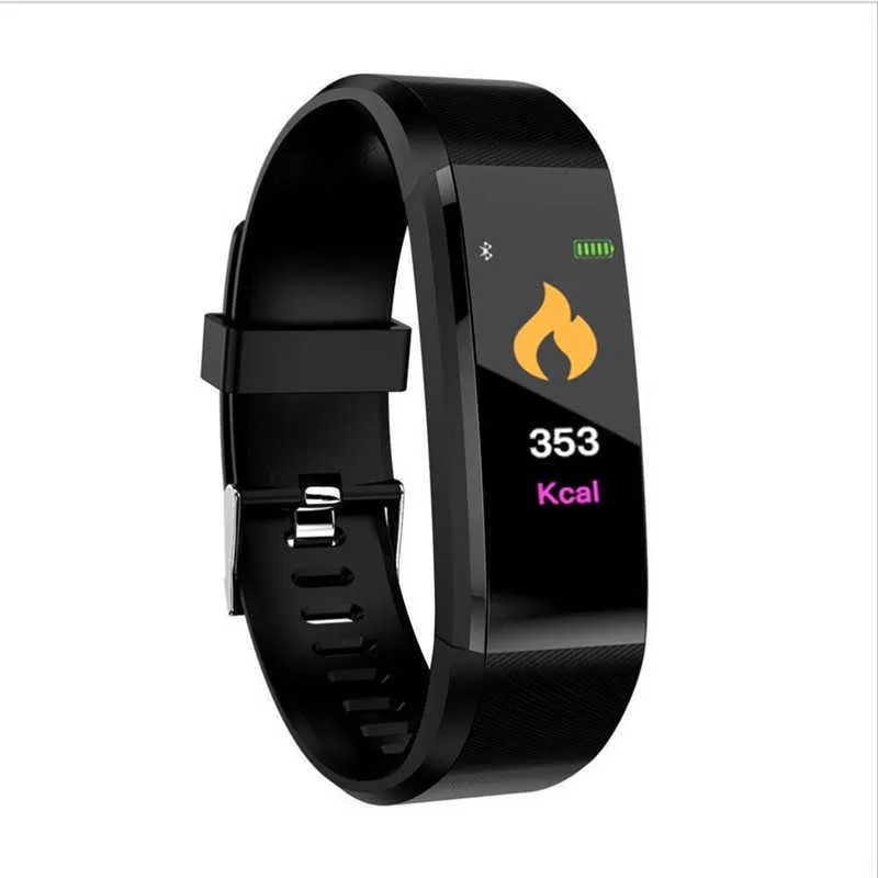 115Plus armband Hälsa Armband Hjärtfrekvens Blodtryck Smartband Vattentät Fitness Tracker Smart Band Watch Män Kvinnor 1Eh Ny Ankomst Bil