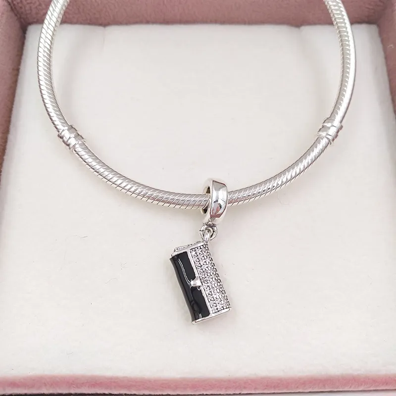 Takı Yapımı Kiti için Charms Debriyaj Çanta Estetik Pandora 925 Gümüş Boncuklu Bilezikler Kadın Erkek Bileklik Zincir Boncuk Kolye Kolye Doğum Günü Hediyesi Avrupa 792155CZ