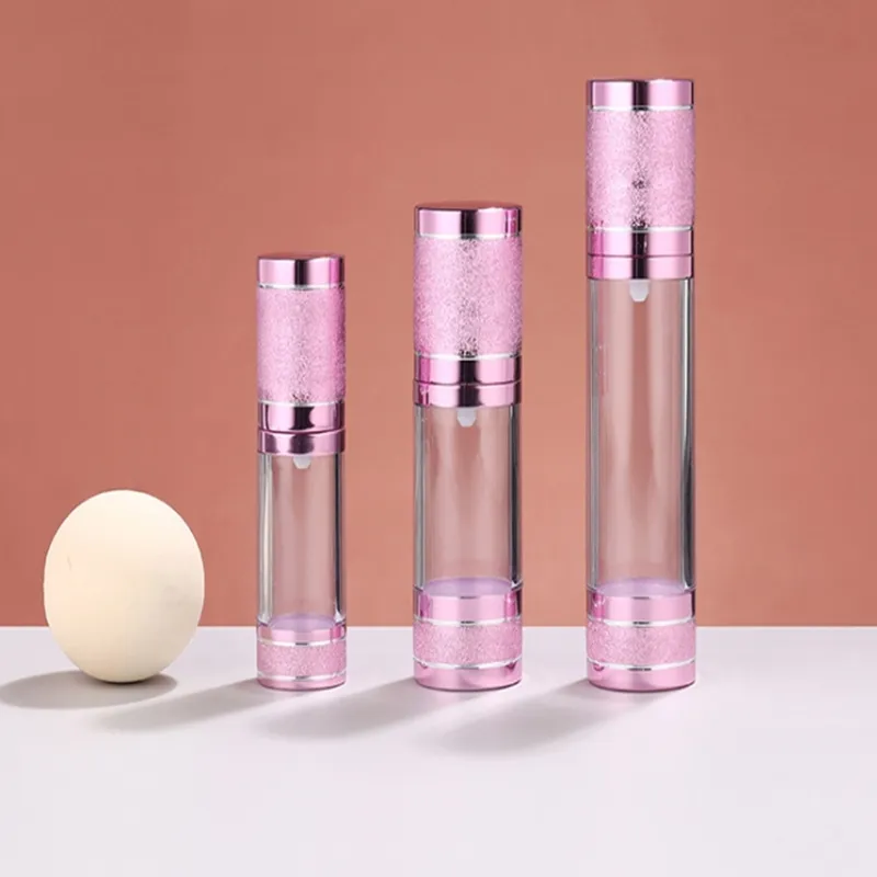 cor-de-rosa cosméticos da loção áanis da loção 15ml 30ml 50ml frascos de perfume de 50ml frascos do distribuidor do pulverizador das garrafas do distribuidor