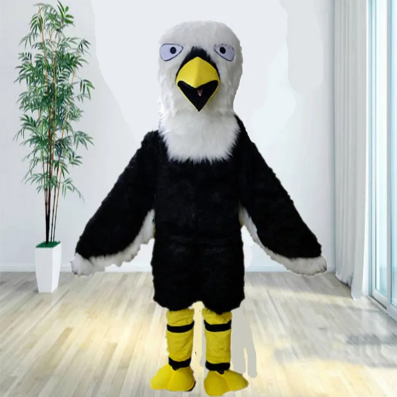 Costumes de mascotte Hibou Mascotte Costume Aigle Anime Personnage Couvre-chef Oiseau Vêtements Perroquet Combinaison Extérieure Halloween Xmas Parade Costume Outfit