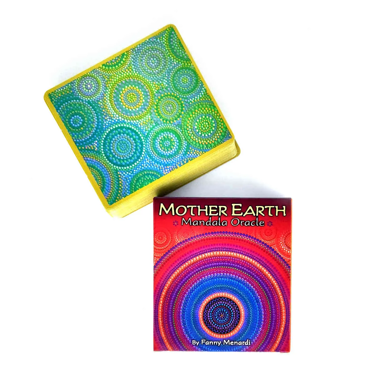 Nouveau Tarot Cartes Mère Terre Mandala Oracle Et PDF Guidage Divination Deck Divertissement Parties Jeu de Société /Boîte