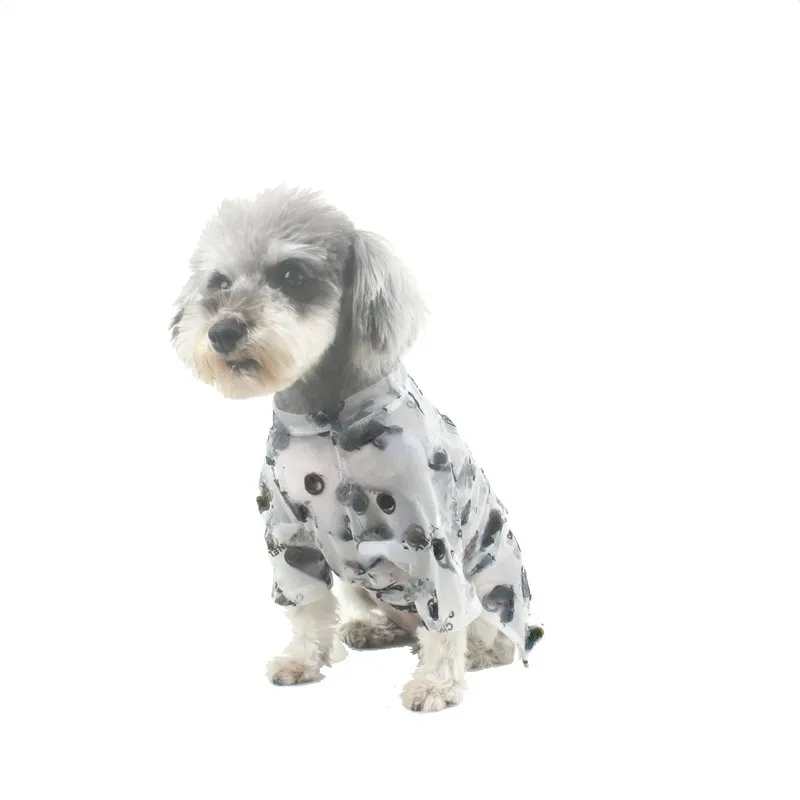 Söt Pet Clothes Deigner Personlighet Husdjur Apparel Teddy Poodle Chenery Puppy T Shirts Delikat Små Hund Kläder T-shirt Sommar