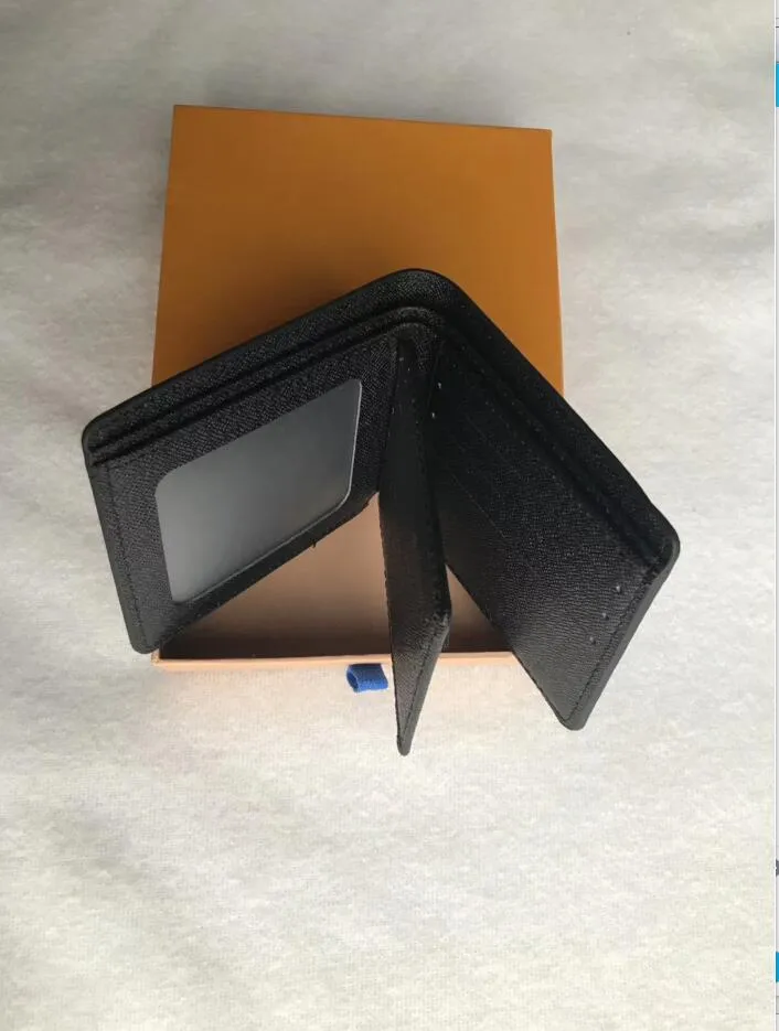 Veelkleurige mode klassieke herenportefeuilles gestreepte textuur variëteit van twee-voudige korte kleine portemonnee met box310a