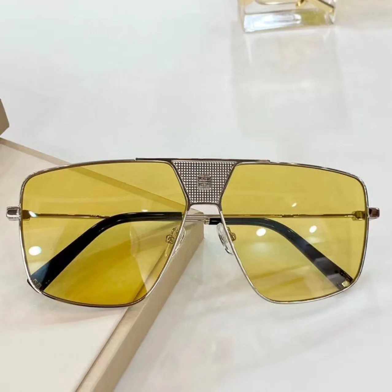 Летние солнцезащитные очки для мужчин и женщин в стиле Best-II анти-ультрафиолетовые старинные пластины прямоугольник полная рамка модные очки