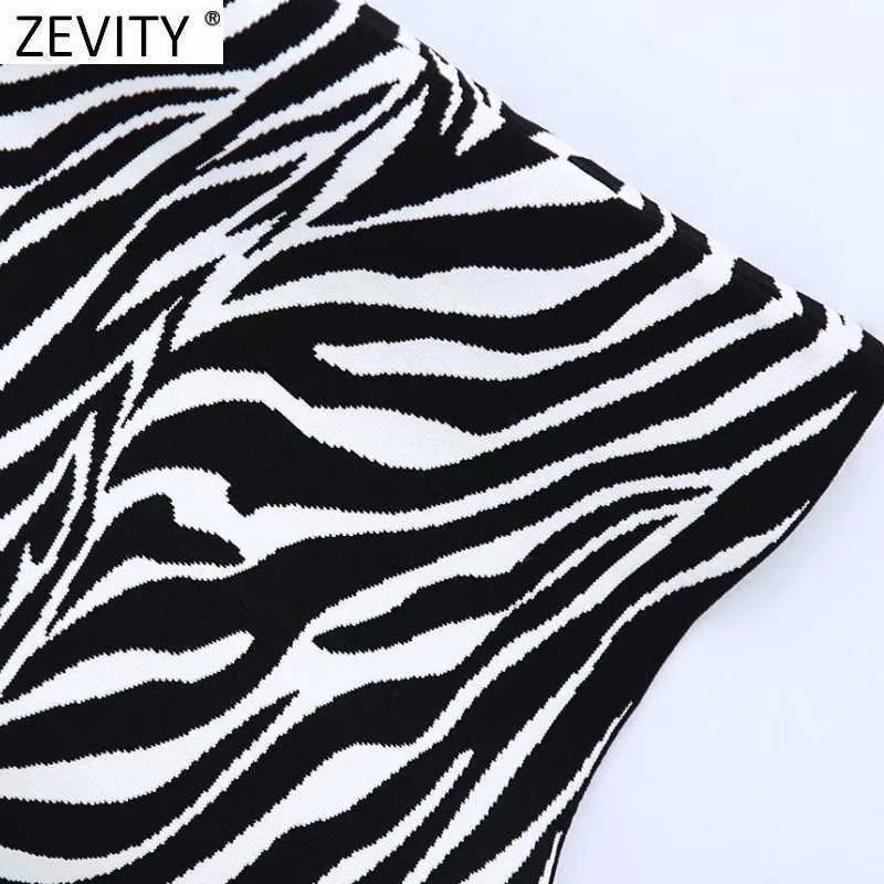 Zevidade Mulheres Vintage Chic Jacquard Animal Midi Sling Dress Feminino Sexy Backless Lace Up Straps Vestidos Mujer DS8239 210603
