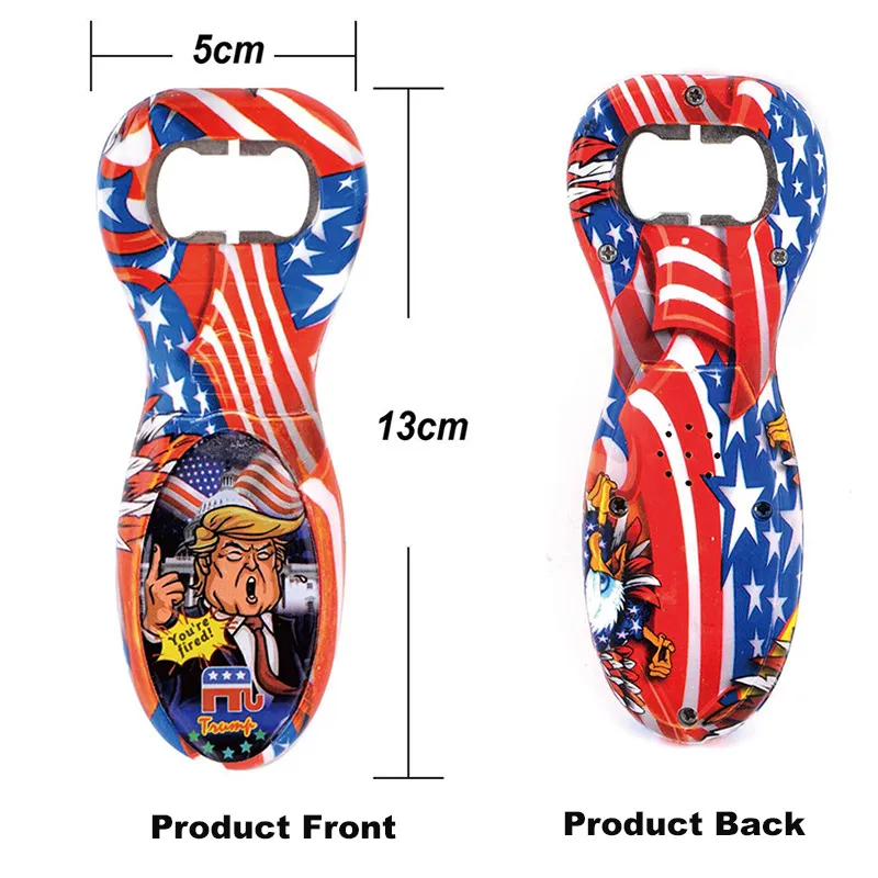 Donald Trump Bottle Opener Printing Sound Voice Funny Personalize Novelty Toy Beer Openers Kitchen Tool7982304