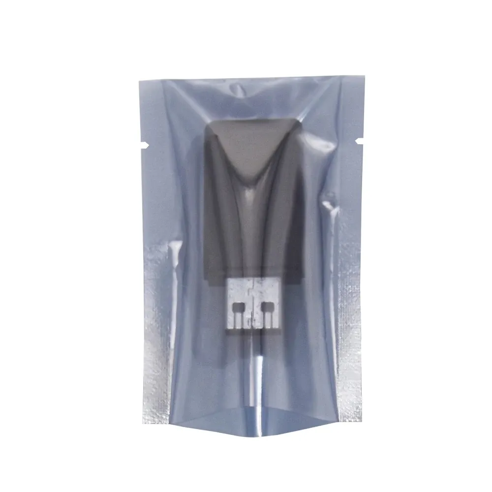 Flat Top Sacchetto di imballaggio antistatico Sacchetto di immagazzinaggio antistatico con tacca a strappo riciclabile componenti elettronici